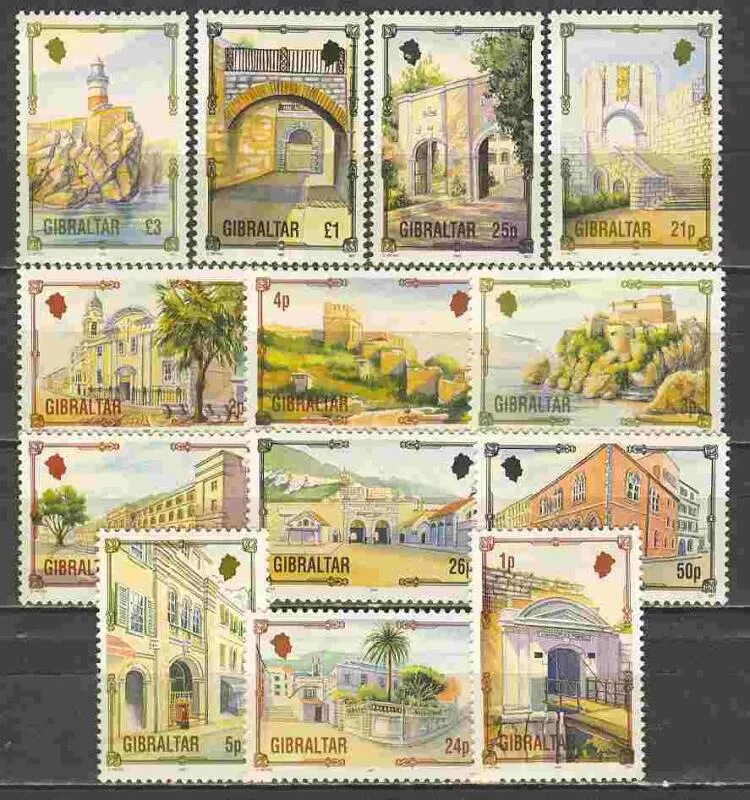 Площадь большой марки. Марки Gibraltar. Почтовые марки Гибралтара. Марки Gibraltar достопримечательности. Дворцы почтовые марки.