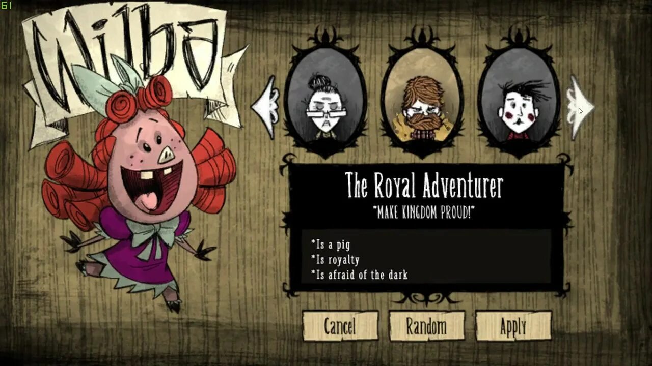 Don't Starve Hamlet персонажи. Вилба don't Starve. Донт старв Гамлет. Уилба донт старв Гамлет.