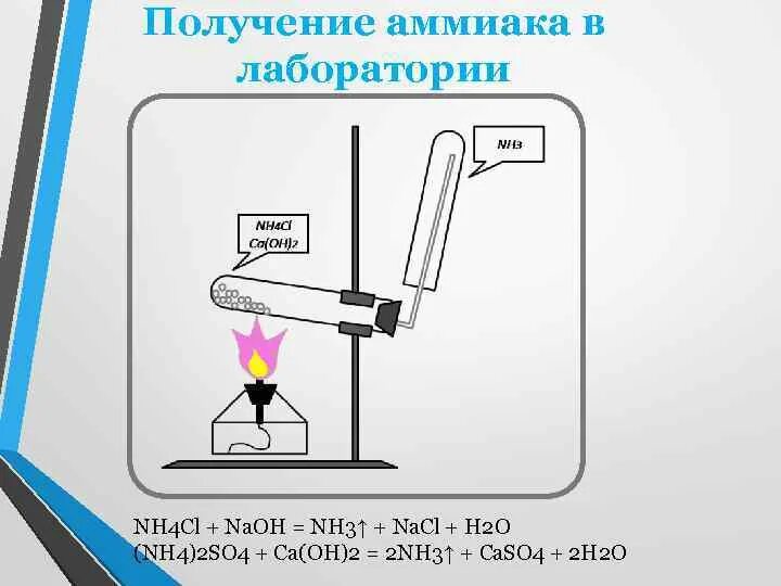 Прибор для получения аммиака в лаборатории. Прибор для лабораторного получения аммиака. Получение аммиака в Лаба. Получение аммиака в лаборатории в лаборатории.