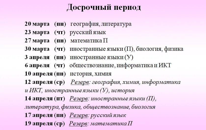 Досрочный ЕГЭ. Информатика досрочный егэ