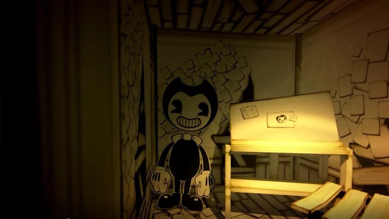 Бенди чернильная машина 4. Bendy and the Ink Machine. Чернильная машина Скриншот. БЕНДИ the end.