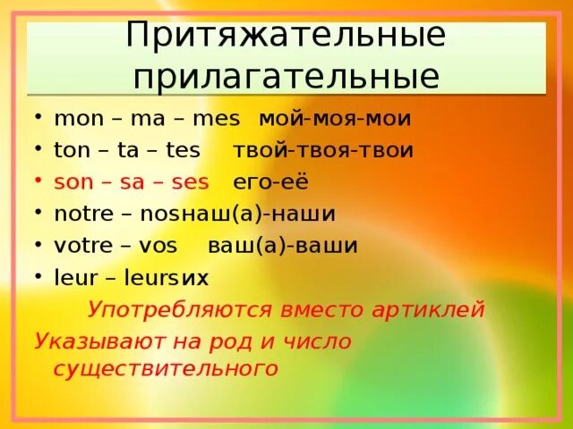 Француз прилагательное. Притяжательные прилагательные во французском языке. Таблица притяжательные прилагательные во французском. Притяжательное прилагательное французский. Притяжательные и указательные прилагательные во французском языке.