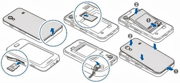 Как вставить сим карту в телефон maxvi. Samsung duos сим карта. сим карты для samsung gt-s5250. как вставить симку в самсунг. s5830 сим карты.