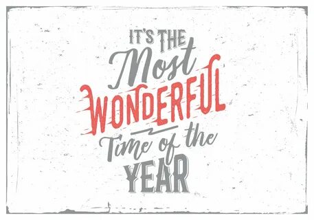 It s most wonderful time
