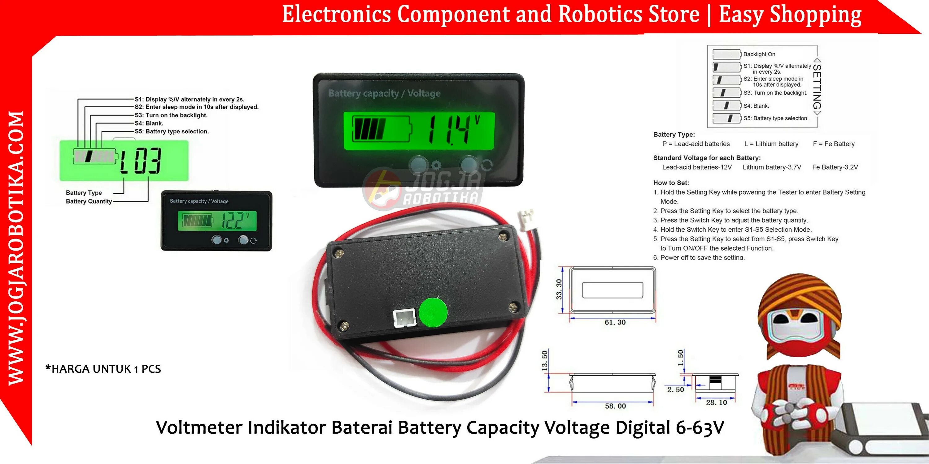 Supernova Battery capacity Voltage. Индикатор вольтметр. Настройка Battery capacity/ Voltage. Supernova Battery capacity Voltage инструкция.