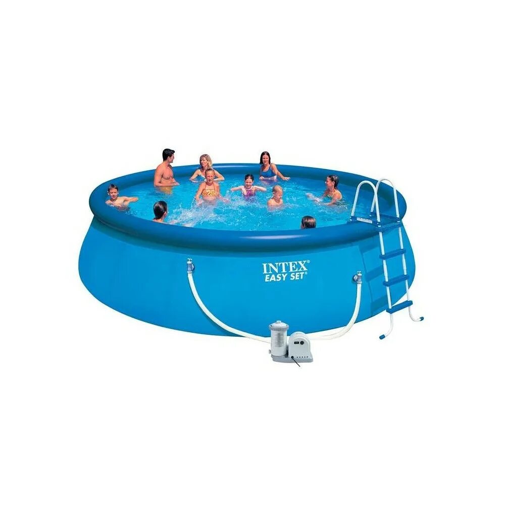Бассейн интекс 549. Бассейн intex 457x107. бассейн интекс 549х122. intex easy set 549х122. надувной бассейн в виде сердца.