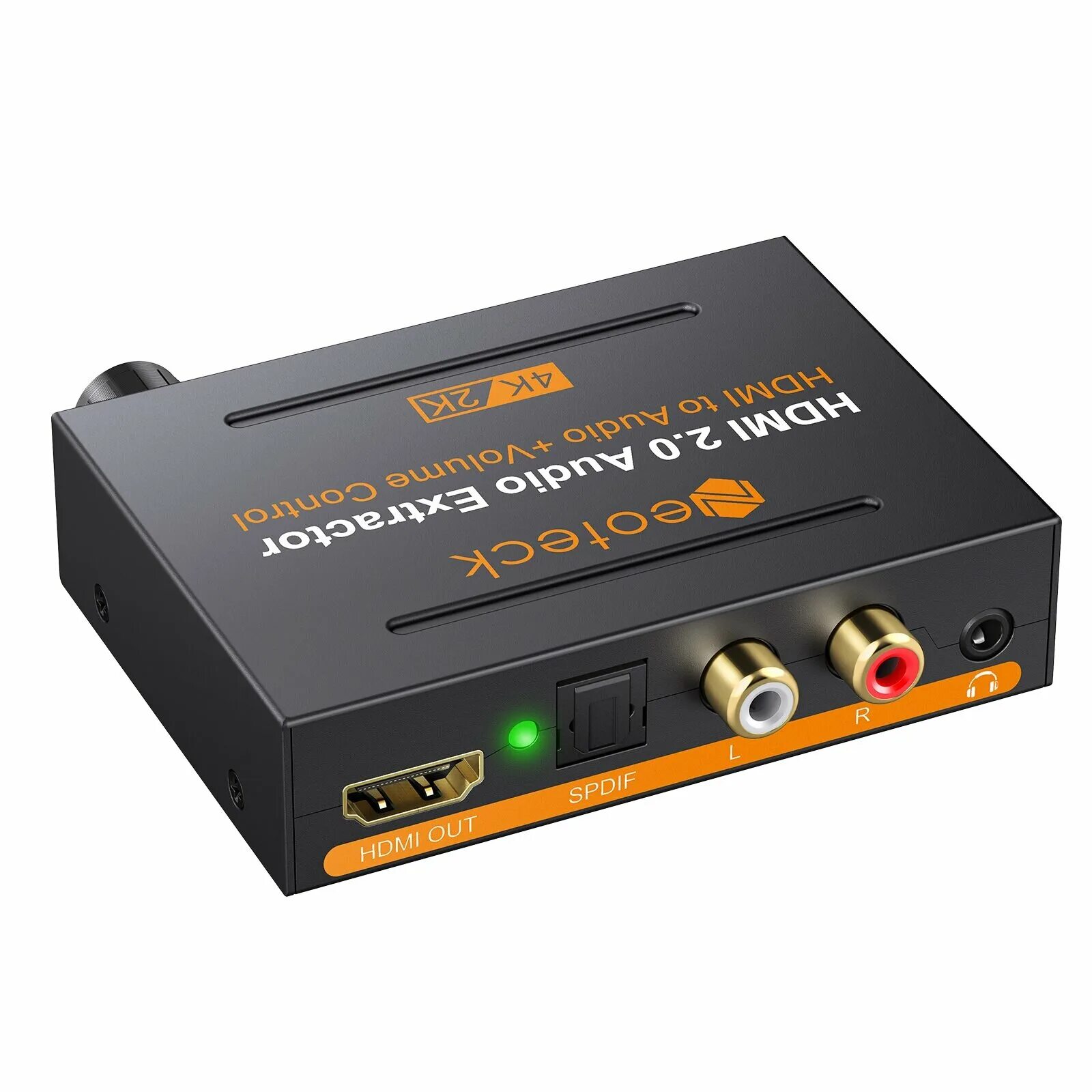 Конвертер аудио с ЦАП Neoteck ntk003c SPDIF на RCA/3.5мм, арт. 1548. ЦАП С HDMI Arc. Оптический преобразователь звука 5.1. HDMI 2.0 Extractor. Аудио экстрактор