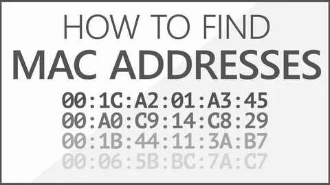 Find mac address