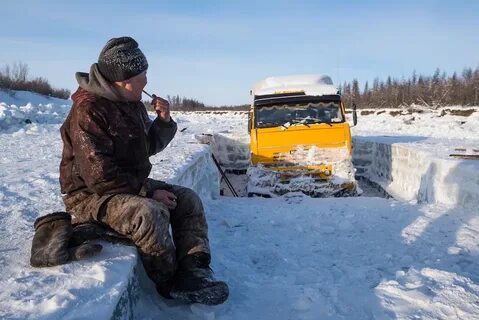 Ездят не на на севере