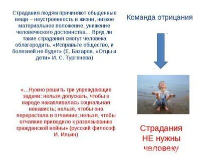 Вся жизнь человека связана со страданиями