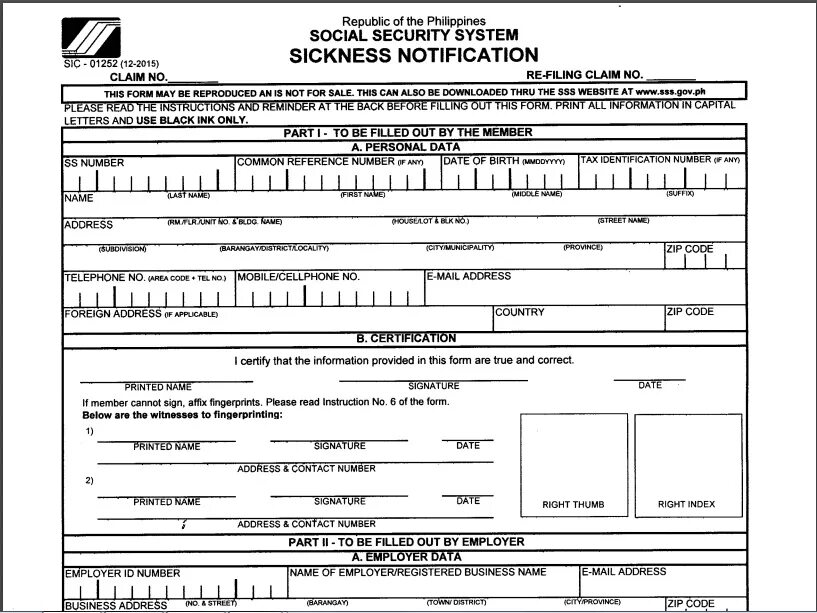 Operators registry notification form. Application form security.