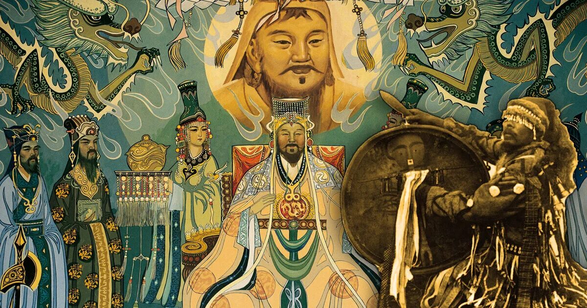 Почему резиденция чингисхана. Визирь чингисхана. шаманизм в золотой орде. шаман чингисхана. империя чингизидов.