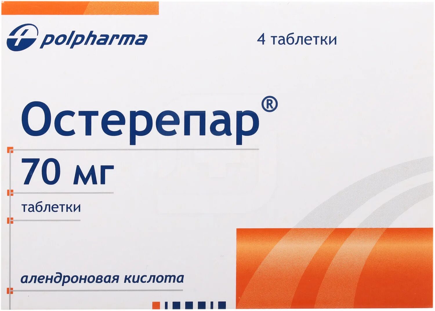 Остерепар таб. 70мг №4. Остерепар 70 мг. Остерепар : таб 70мг n4. Алендроновая кислота Остерепар 70 мг.