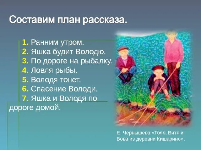 С какой целью яшка проснулся рано. План рассказа тихое утро. План произведения тихое утро. План рассказа Казакова тихое утро.