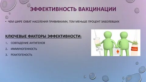 Оценка эффективности вакцинации