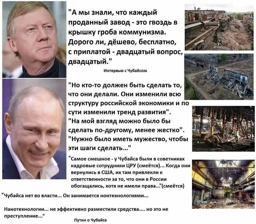 Чубайс приватизировал спасскую башню правда ли. Чубайс. цитаты чубайса о приватизации.