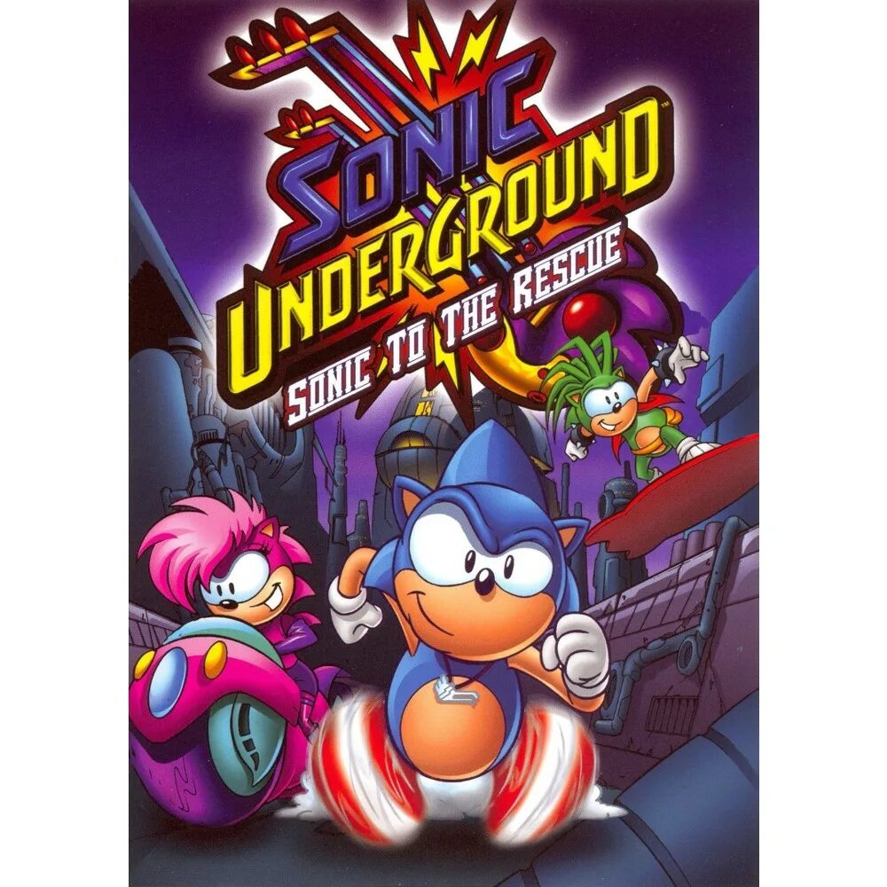 Соник андеграунд 1999. Sonic Underground комикс. Соник андеграунд DVD.
