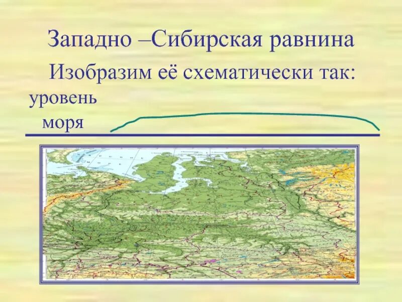 Высота над уровнем моря западно сибирской. Западно Сибирская равнина. Моря Западно сибирской равнины. Заподносибирская низменность. Западно Сибирская равнина равнина.