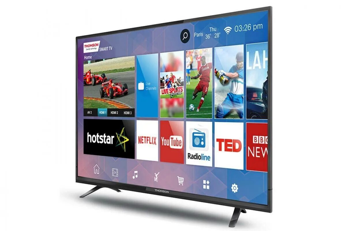 Какой андроид на смарт тв. Thomson телевизор Smart TV Android. Samsung Smart TV 32 2023. Смарт ТВ на телевизоре Thomson. Телевизор Томсон 32 смарт ТВ.