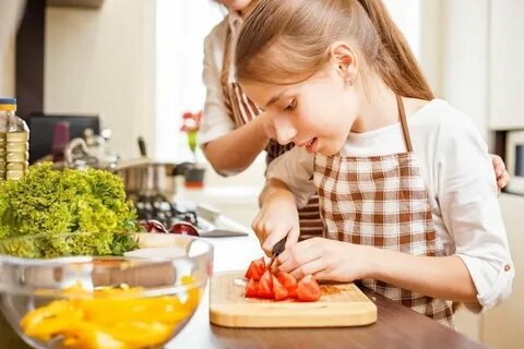 I my mum in the kitchen
