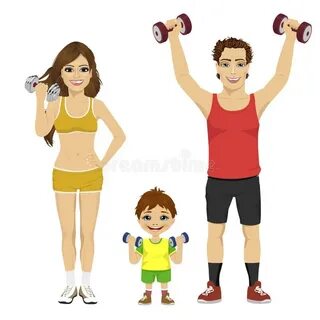 Спортивный в семье мама папа