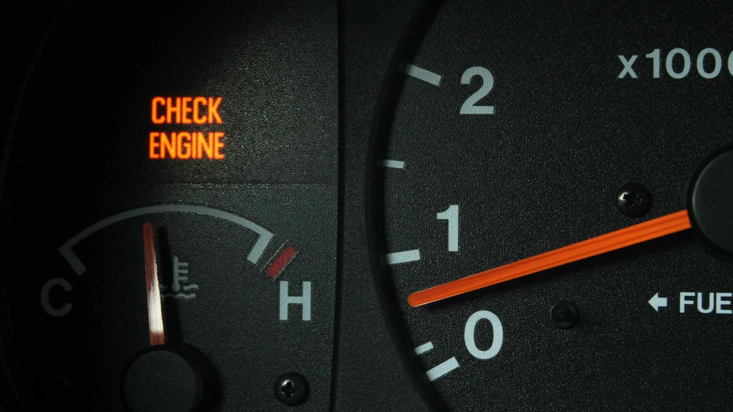 Check engine 2. Check engine 2