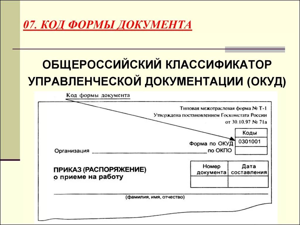 Формы документов в ооо. Код формы документа реквизит пример. Коды форм документов по ОКУД. ОКУД это. Форма по ОКУД.