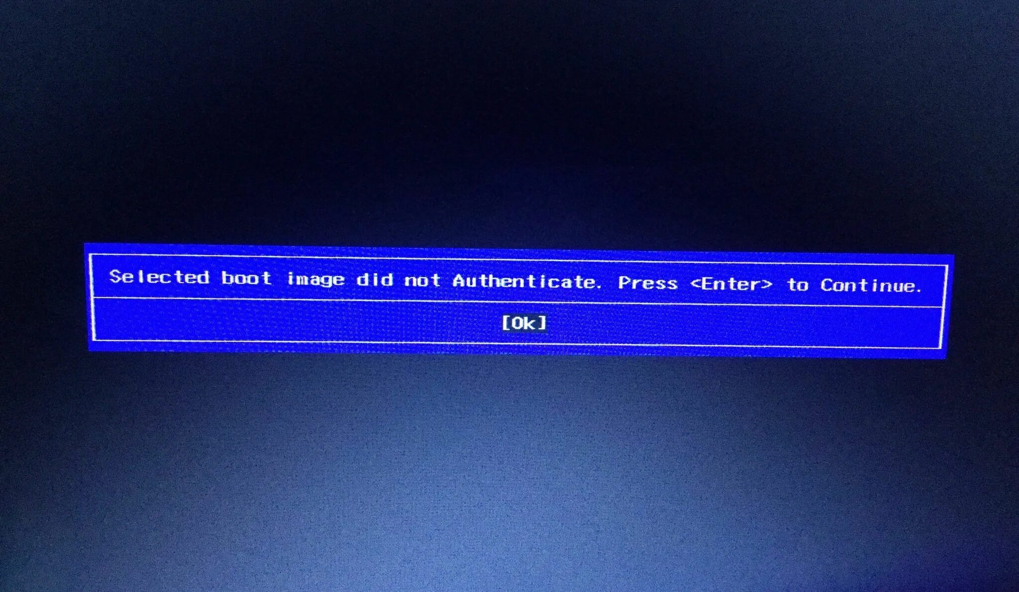 Press enter to exit. Selected Boot image did not authenticate. Selected Boot image did not authenticate Press enter to continue. Образы загрузки.