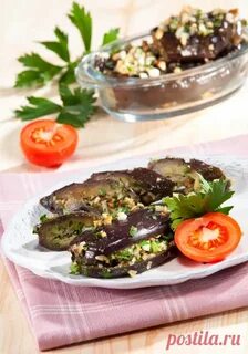 Сациви из баклажанов с грецкими орехами