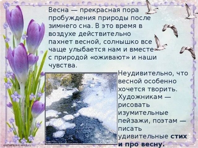 Весной когда откроются потоки кто написал стихотворение. Стих про весну. Рассказать о весне. Сочинение про весну.