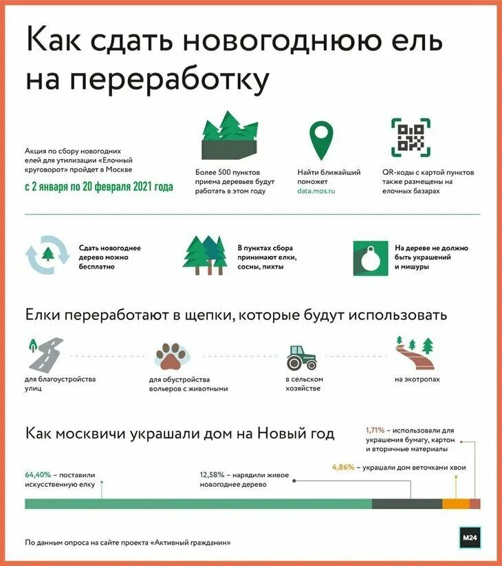 Как подготовить елку к утилизации