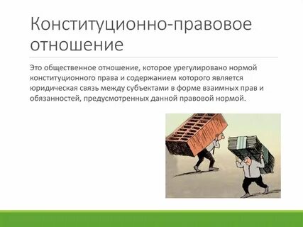 Конституционное право нормы и отношения