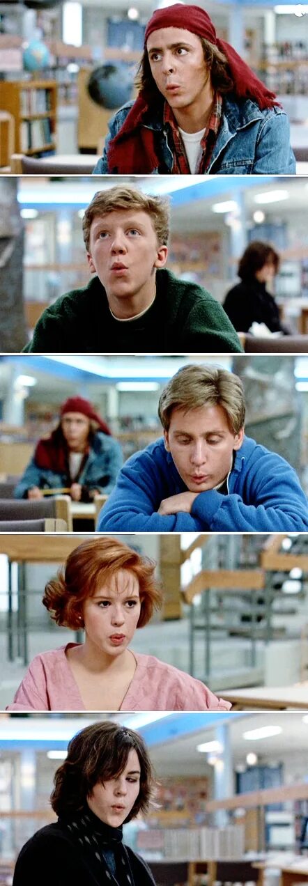 Клуб завтрак трейлер. The Breakfast Club персонажи. Клуб завтрак Эллисон и Джонни.