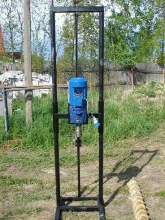 Как сделать буровую установку