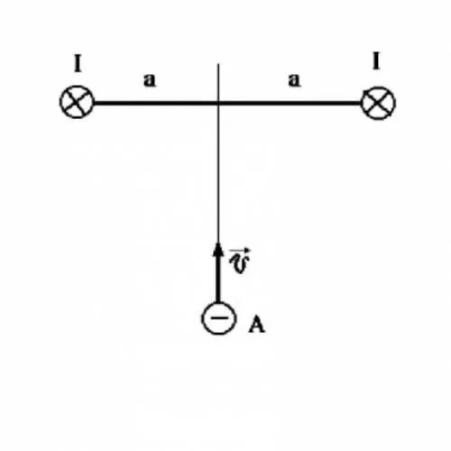На рисунке изображен участок вс проводника. Сила действующая на электрон в магнитном поле. Вектор силы действующей на электрон в точке с направлен. Бесконечно длинный прямолинейный проводник. Магнитное поле b b1 b2 создано в точке а двумя параллельными i1 i2.