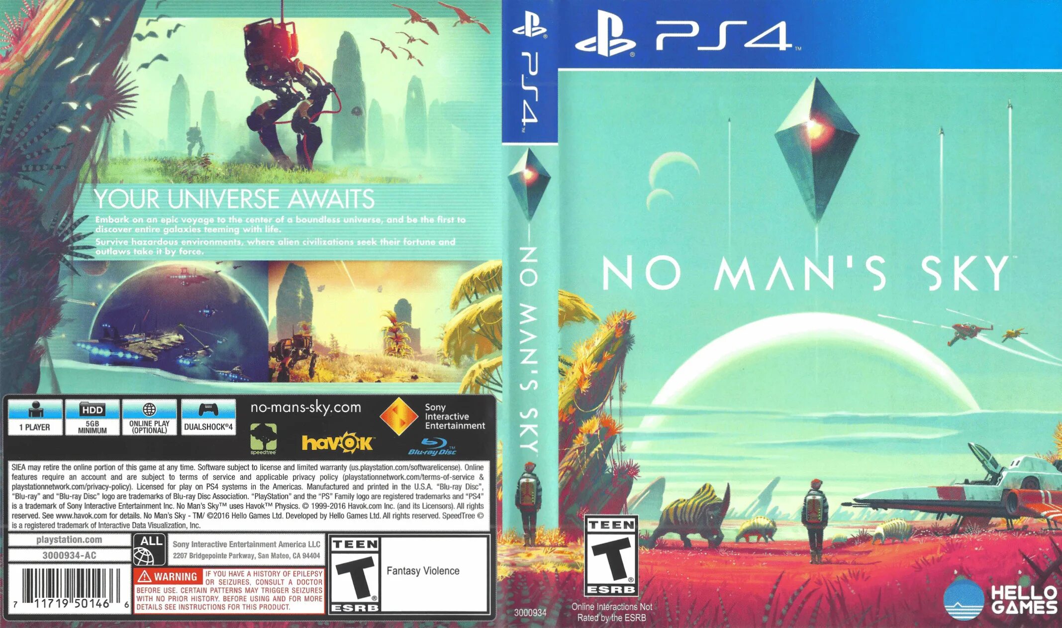 No mans sky ps4