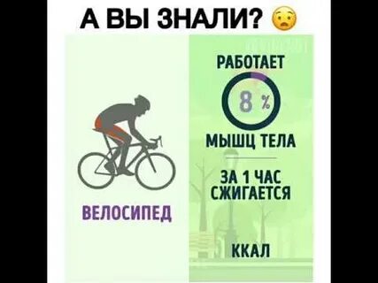 Сколько калорий сжигается при езде