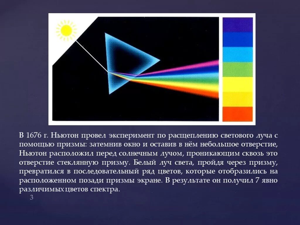 Если световой луч белого цвета сначала разложить. Опыт Ньютона по дисперсии света. Дисперсия света Ньютон. Опыт Ньютона с призмой. Эксперимент с призмой.