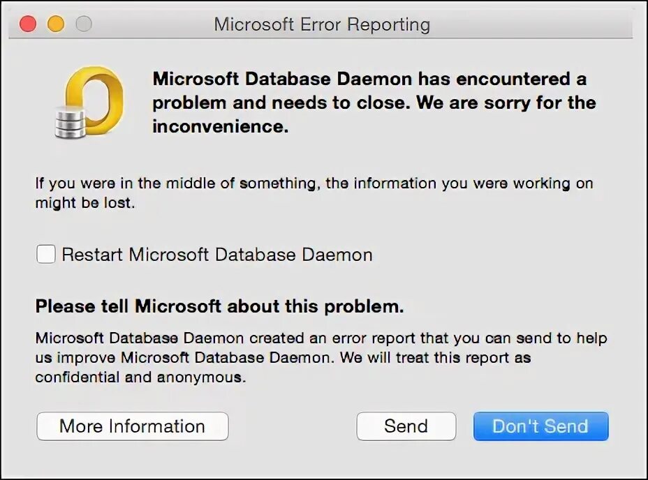 Ошибка daemon. Microsoft error. alerts daemon.