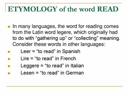 Etymology
