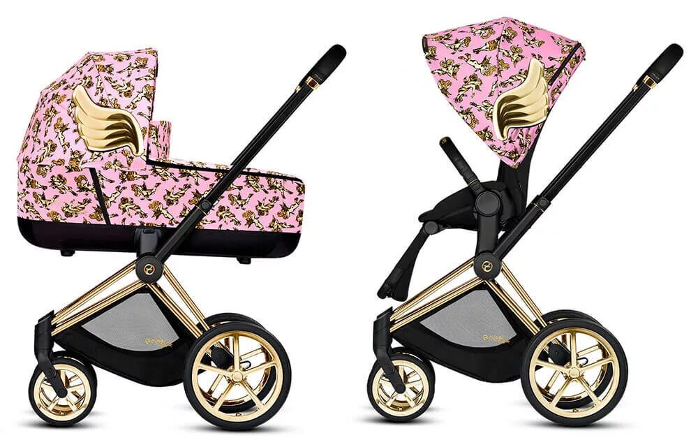 Cybex priam jeremy scott. Коляска cybex jeremy scott. коляска cybex by jeremy scott 2 в 1. cybex priam 3.