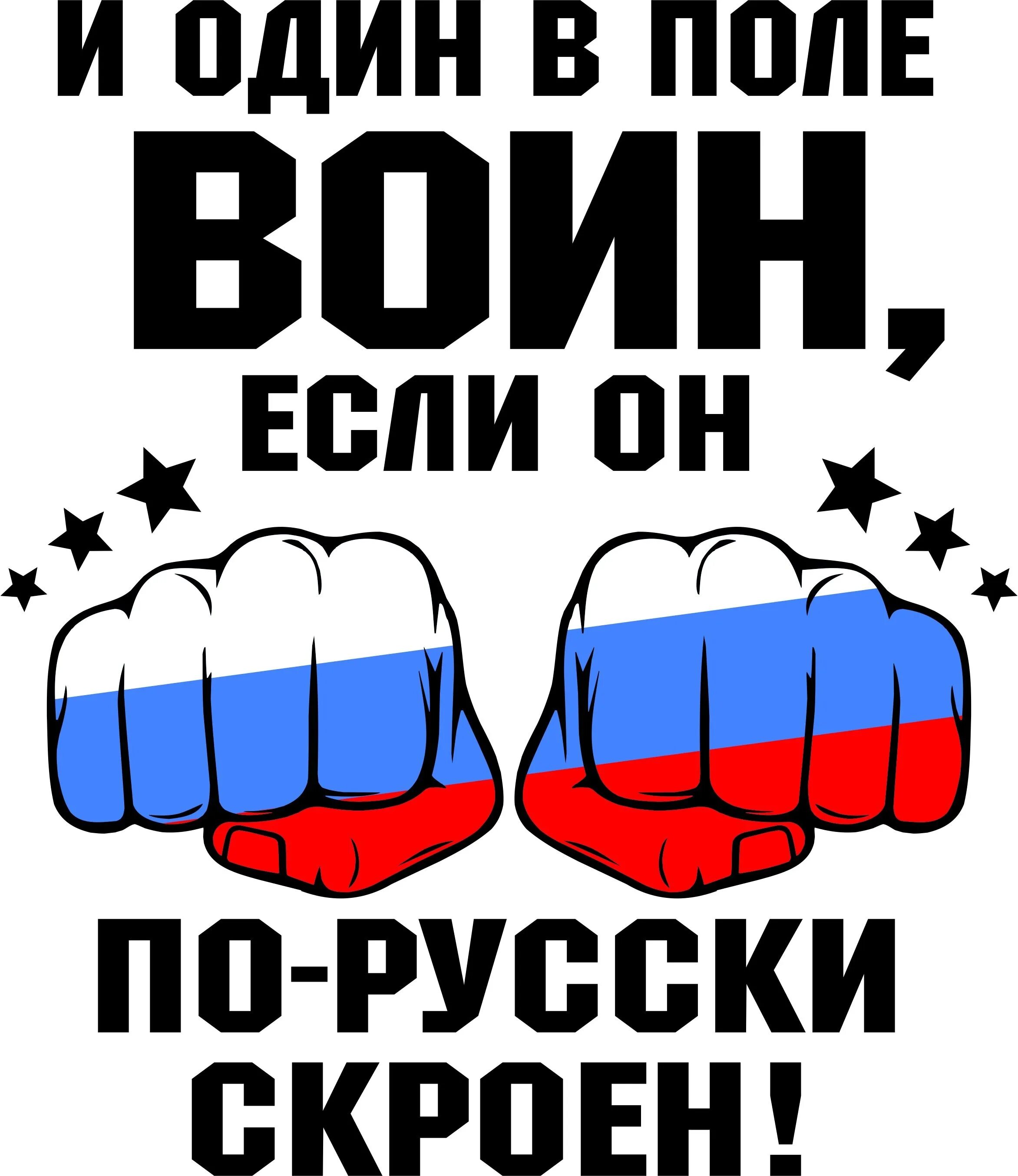 Один в поле воин. Один в поле воин если по русски скроен. И один в поле воин если он. И один в поле воин если он русский.