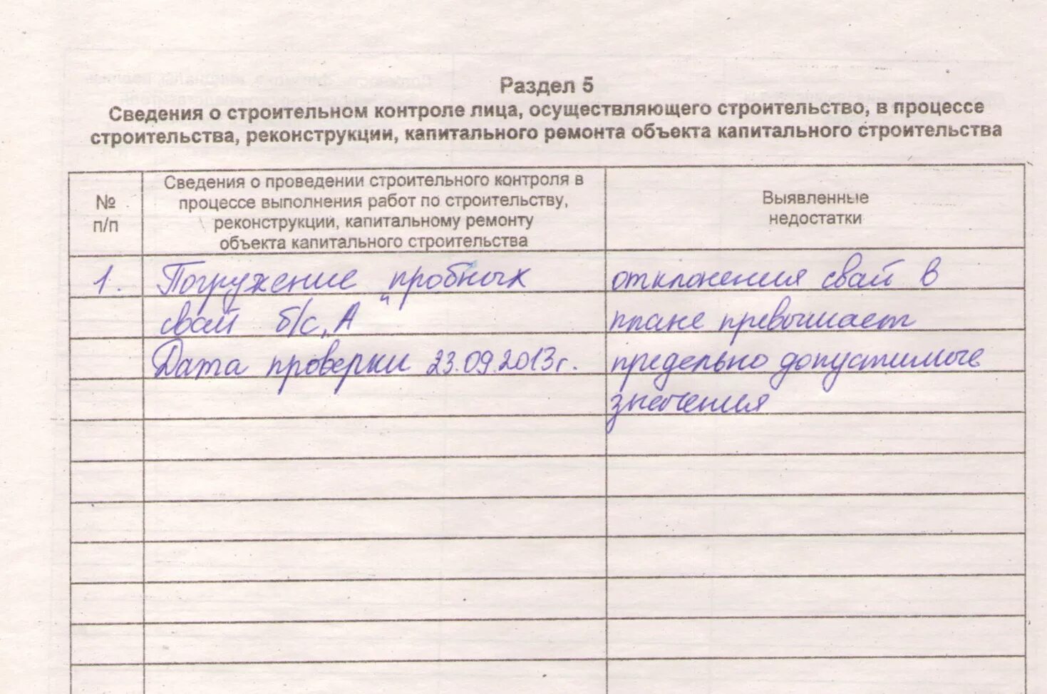 Пример заполнения общего журнала работ в строительстве раздел 6. Как заполнять общий журнал работ в строительстве образец. Как заполнять раздел 4 общего журнала работ. Пример заполнения журнала общий журнал работ.