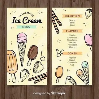 Ice menu
