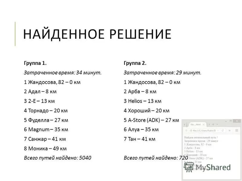Найти решение с группой. Найти решение с группой