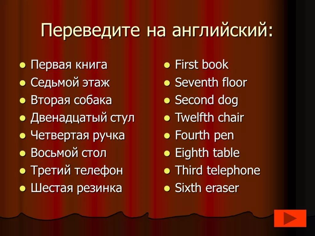 Это ее книга перевести на английский. Этажи по английски. Этаж по английскому. Название этажей на английском. Первый этаж на английском языке.