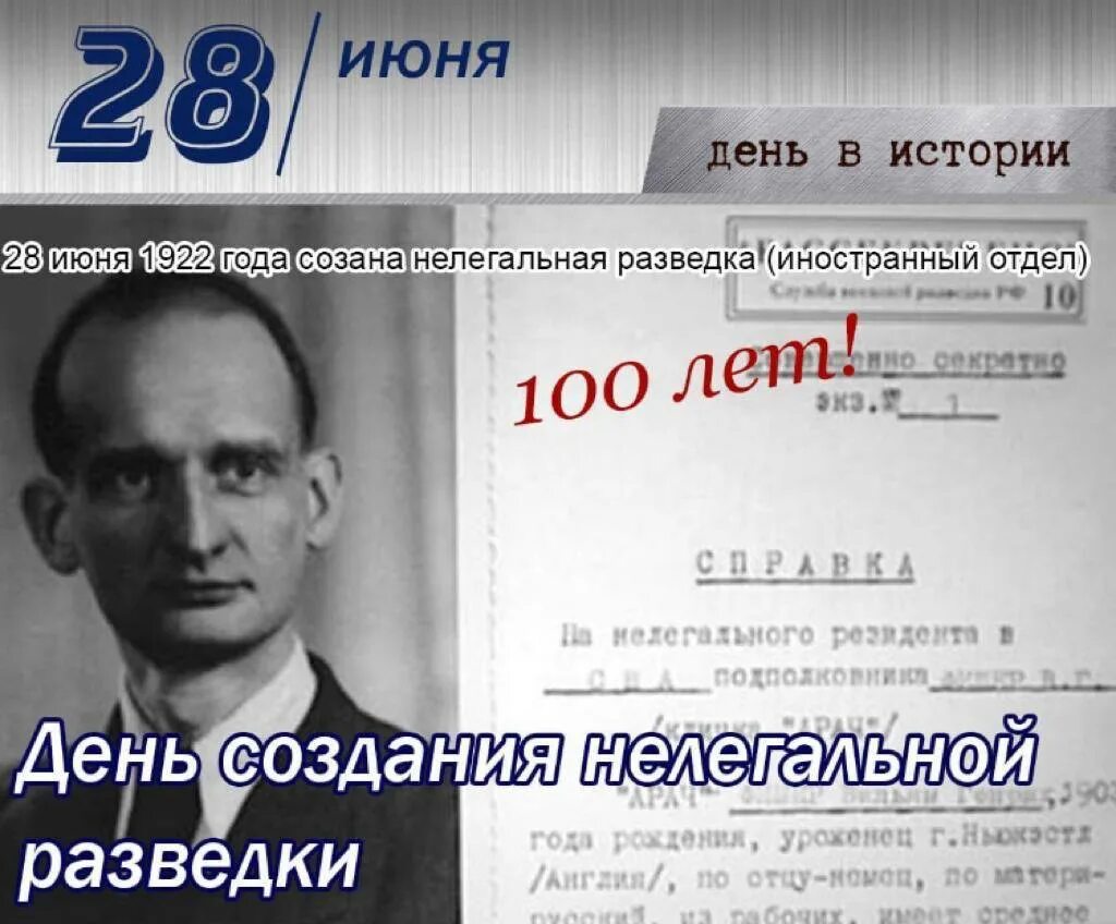 Разведчик нелегалу 100лет. Российские разведчики нелегалы. Форма внешней разведки. День рождения службы внешней разведки. 28 июня 1 июля