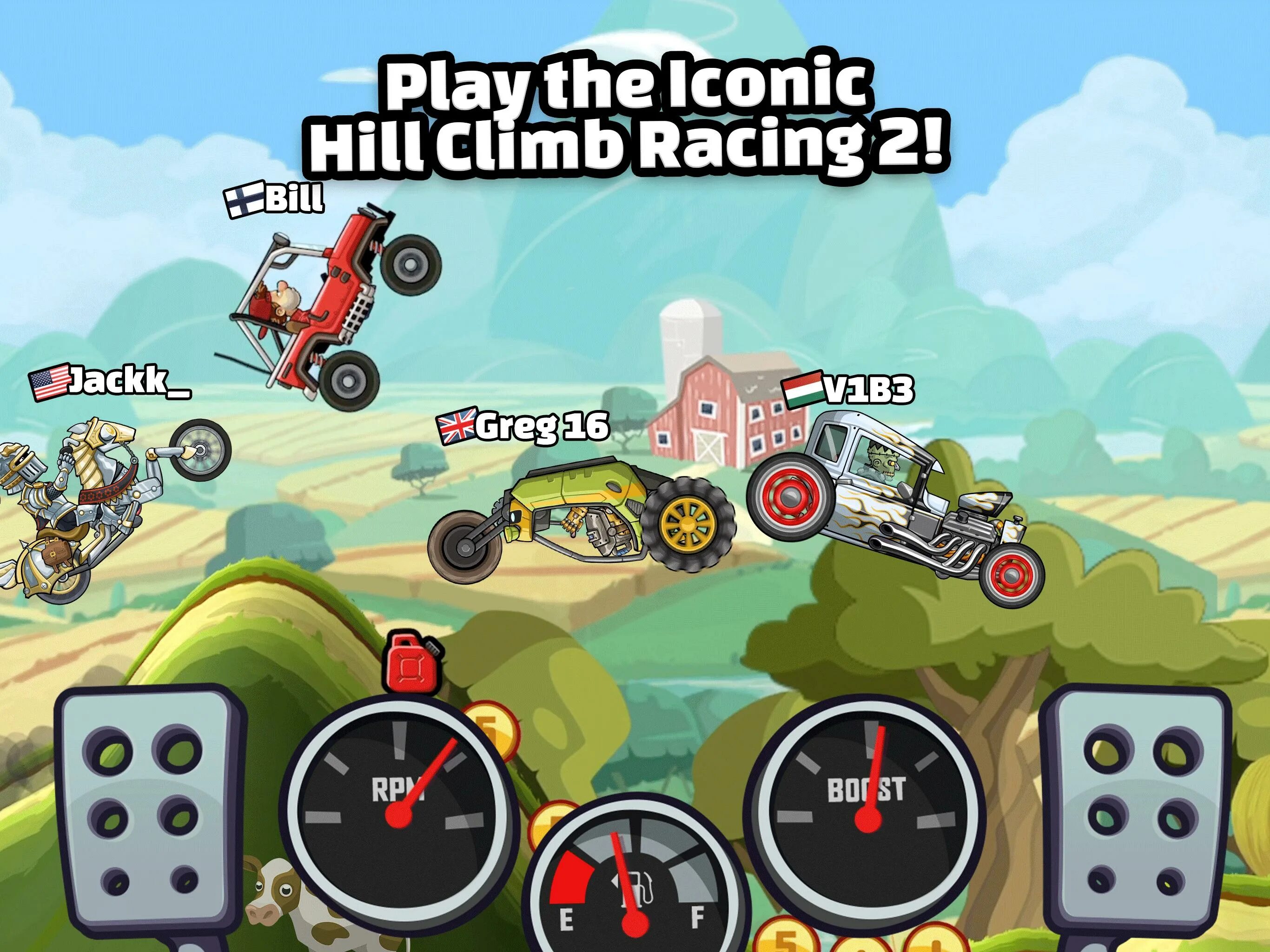 Взломана climb racing. Игра Hill Climb Racing 2. Игрушки Hill Climb Racing 2. Хилл Клаймб рейсинг 2. Босс чемпион Хилл климб рейсинг.