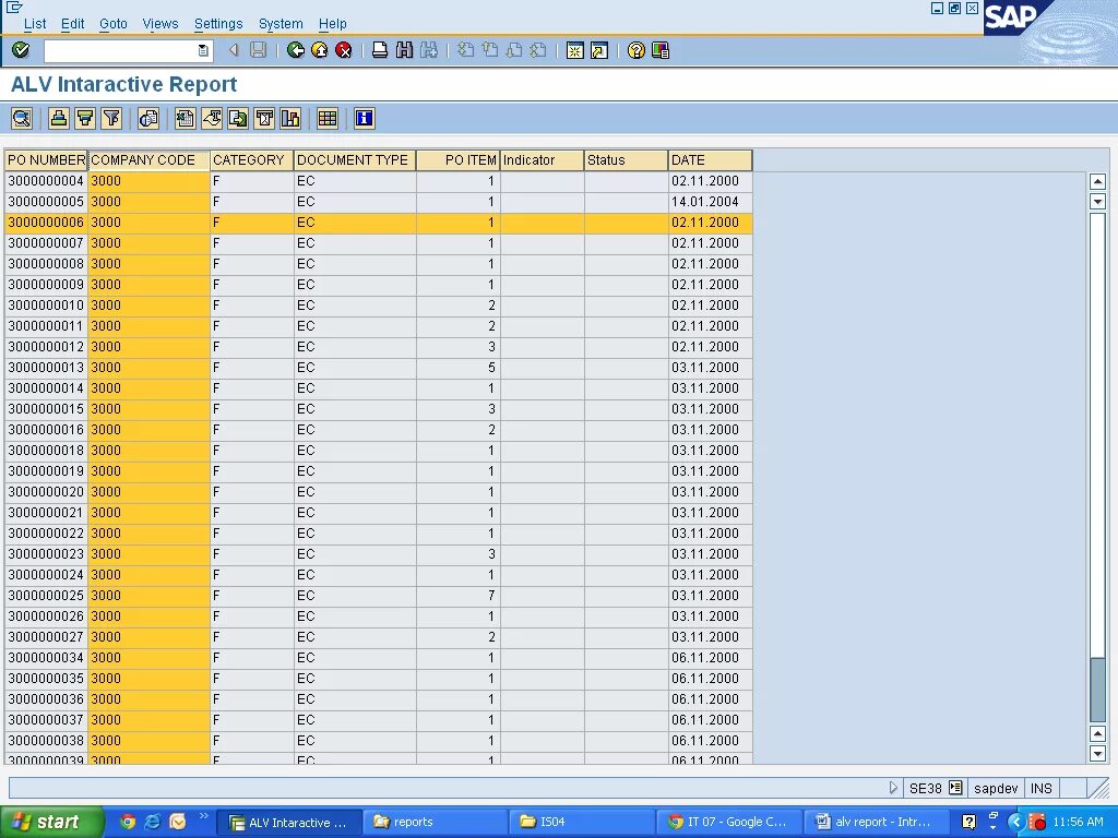 Abap grid
