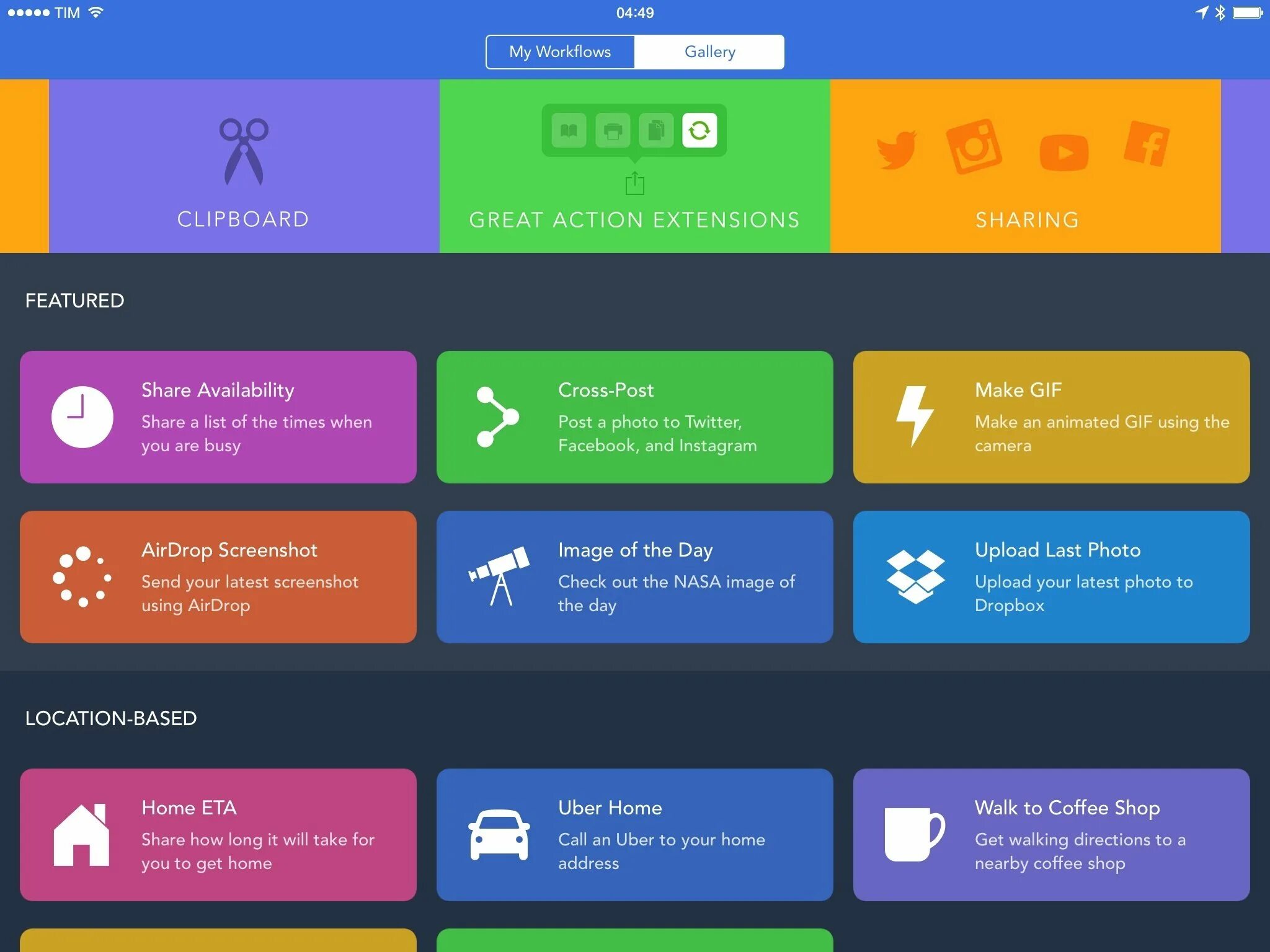Share list. Workflow приложение. workflow app. workflow приложение на ios. feature=share.